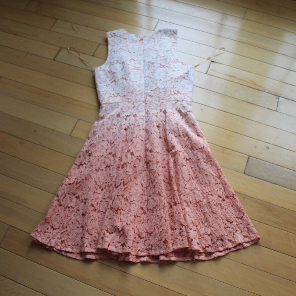 Trina Turk Carpenteria Ombre Lace Sleeveless Dress Size 4 - Picture 10 of 13